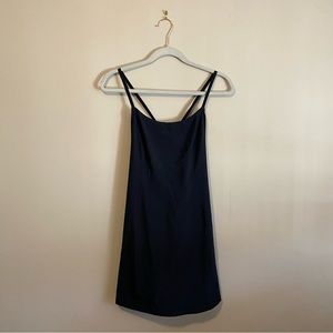aerie athletic strappy mini dress